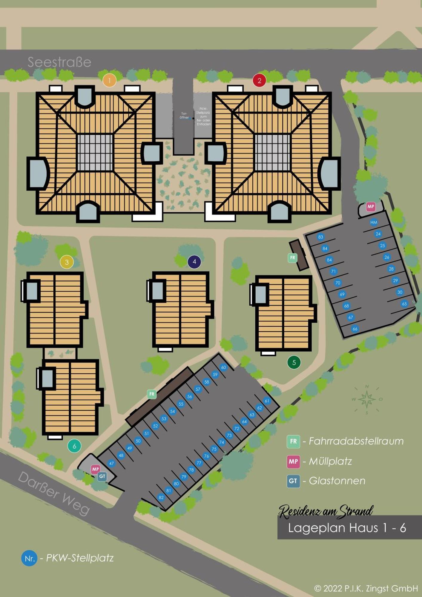 Residenz Am Strand Wohnung 2-36 Zingst Exteriör bild